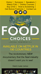 Mobile Screenshot of foodchoicesmovie.com